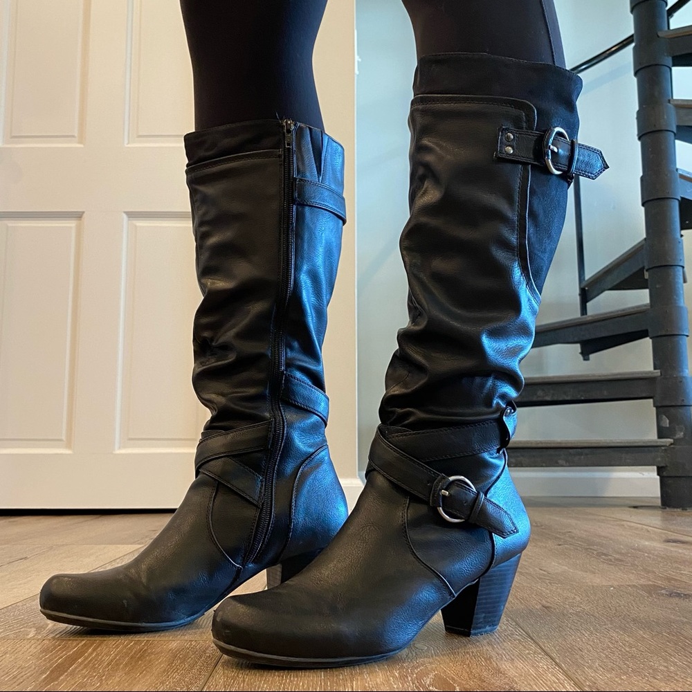 Rialto Black Boot Size 11